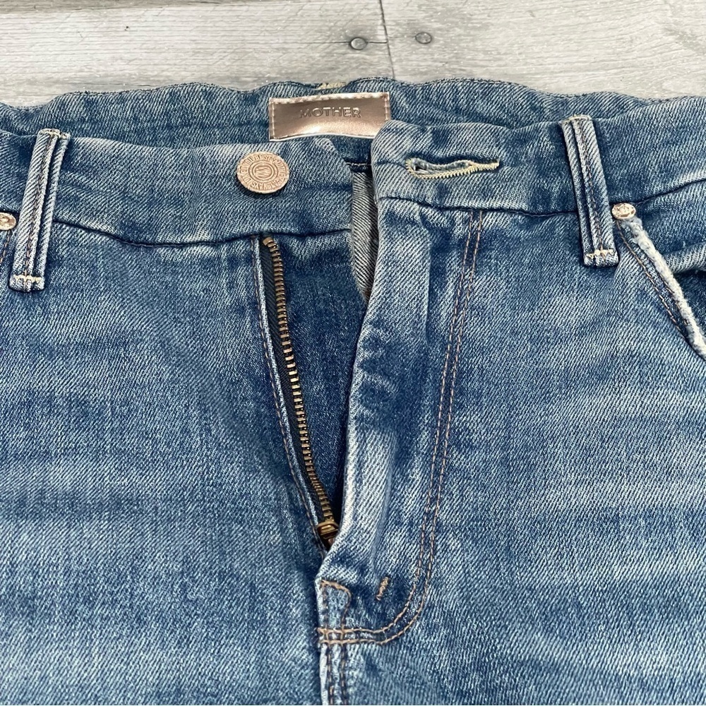 MOTHER The Looker Ankle Step Fray Jeans - Exposed Secret Sister - SZ - 30 - Picture 3 of 6